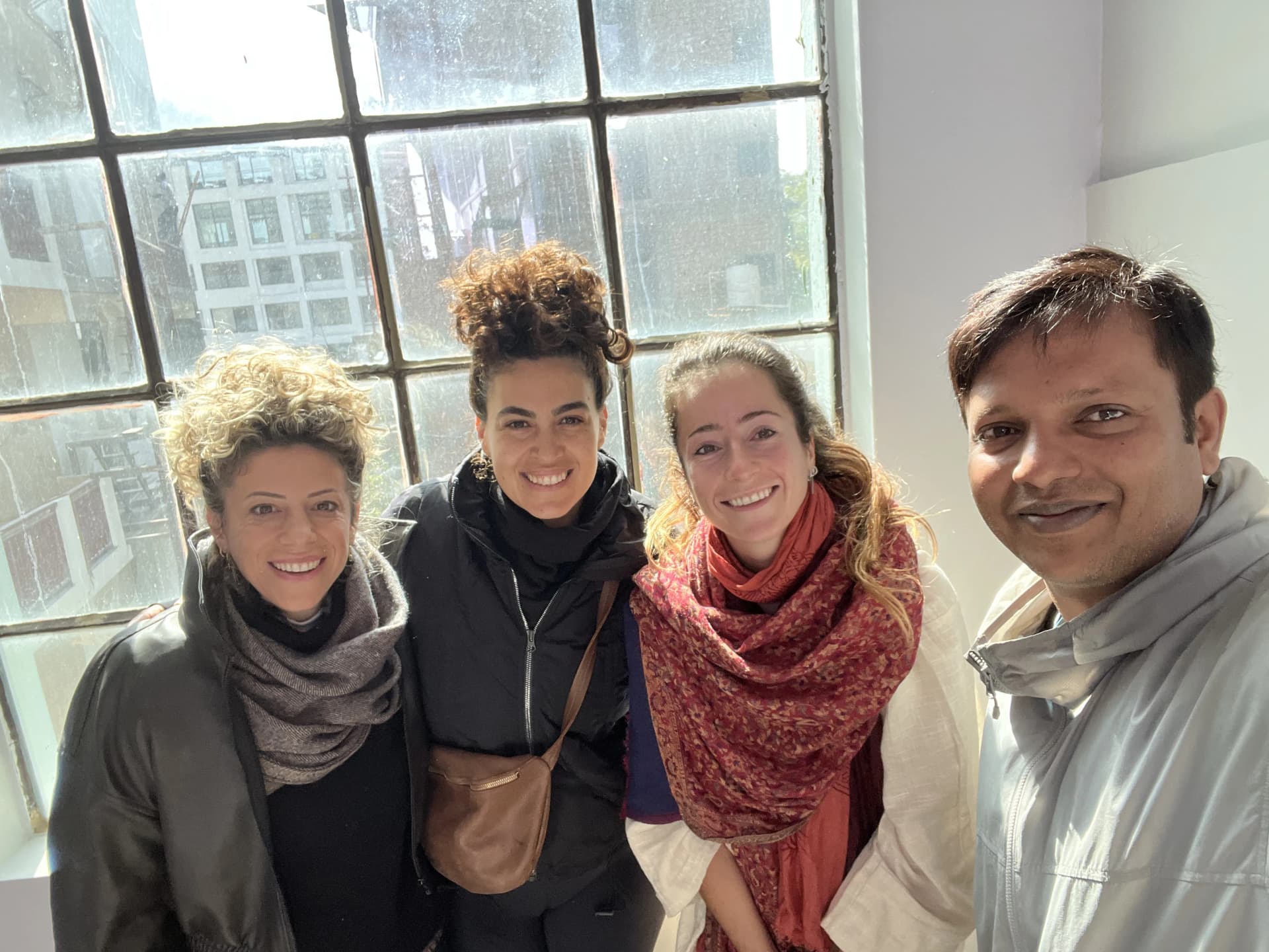 Yoga teacher training student practicing asana at Anantadrishti