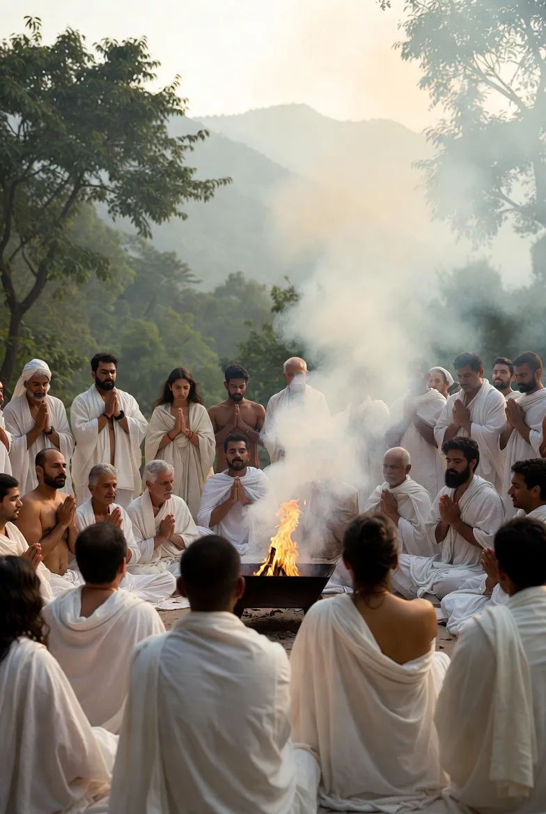 Anantadrishti Yoga School shala with students practicing in Rishikesh