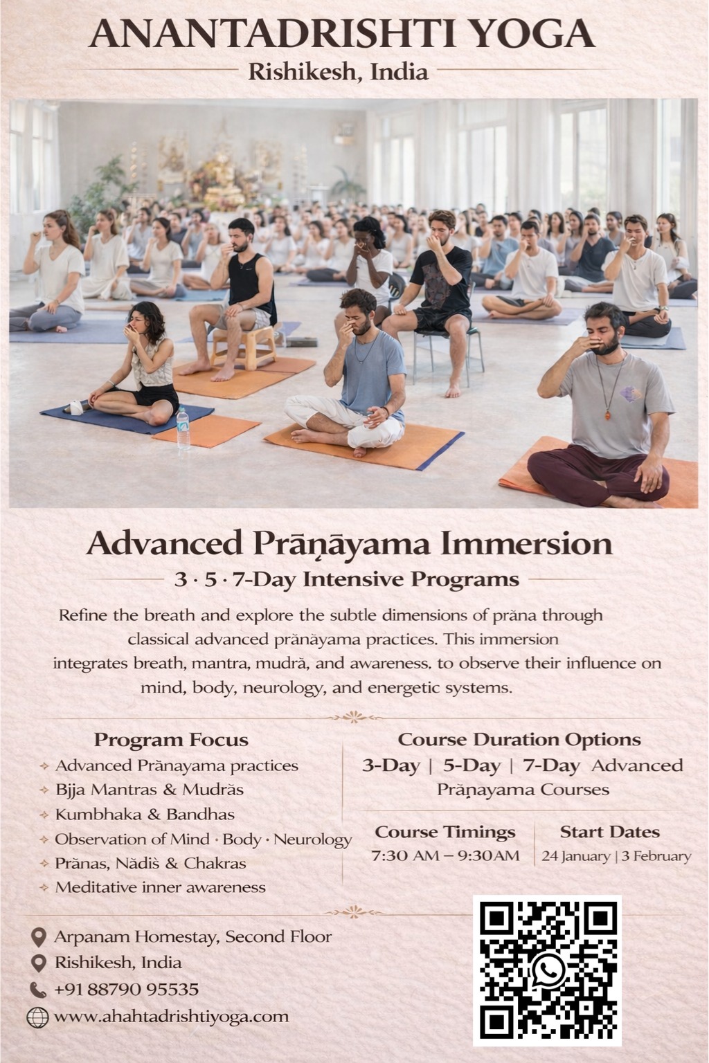 Advanced Pranayama Immersion